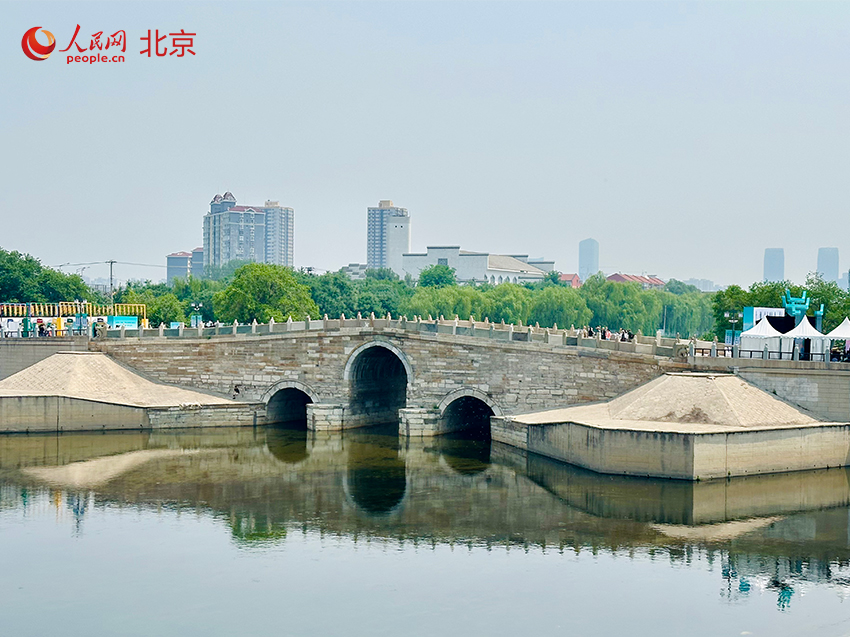 修繕完成的永通橋（八里橋）。人民網(wǎng) 李世奇攝